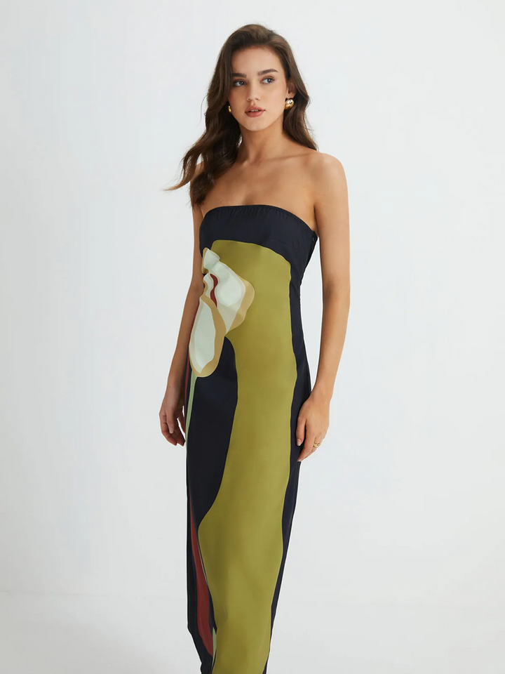 Solène Strapless Maxi Dress - Serena Studio